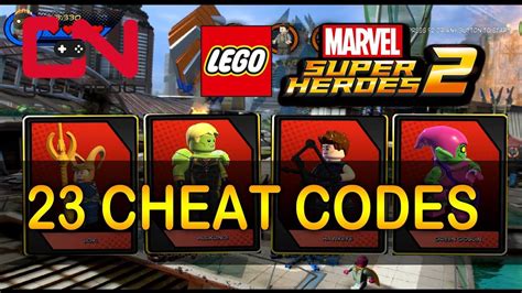 More LEGO Marvel Super Heroes 2 Xbox One Cheats and Tips. We have 14 cheats and tips on XOne. If you have any cheats or tips for LEGO Marvel Super Heroes 2 please send them in here. We also have cheats for this game on : PlayStation 4 : PC : Switch. You can also ask your question on our LEGO Marvel Super Heroes 2 Questions & Answers page.